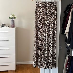 Zara leopard pants